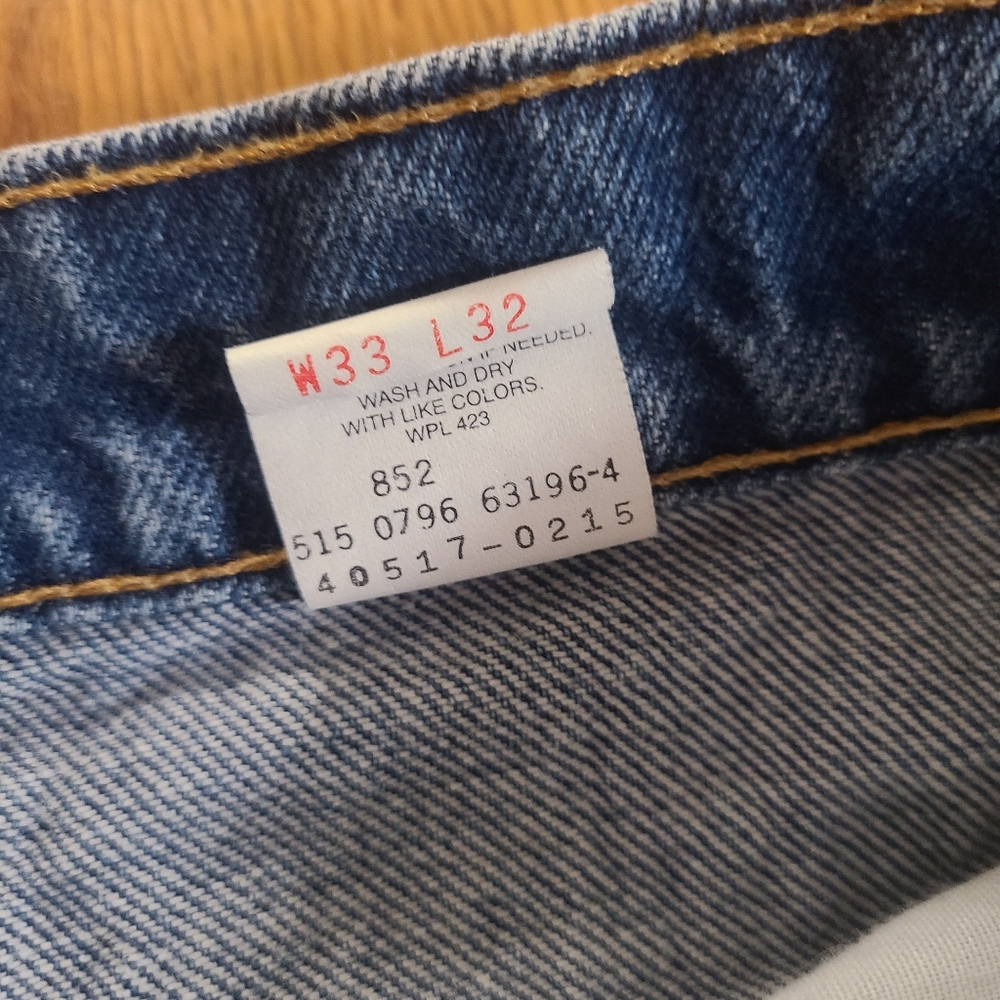 Vintage Orange Tab Levi's Jeans Size 33x32 - Picture 5 of 10